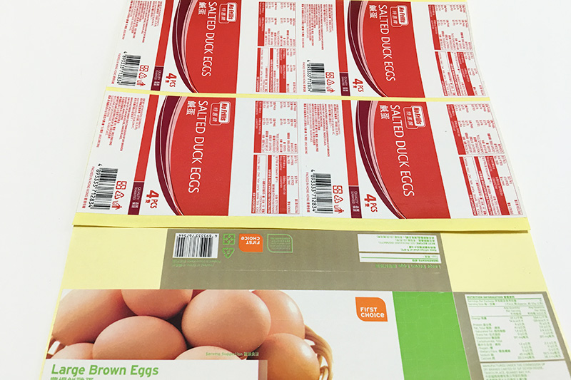 香港五丰行鸡蛋标标签